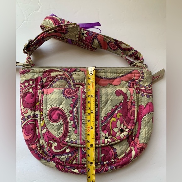 VERA BRADLEY CROSSBODY MINI CREAM/ MULTICOLOR HANDBAG 😍 - Picture 8 of 10